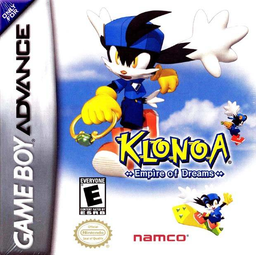 Kaze no Klonoa: Yumemiru teikoku box art for GameBoy Advance